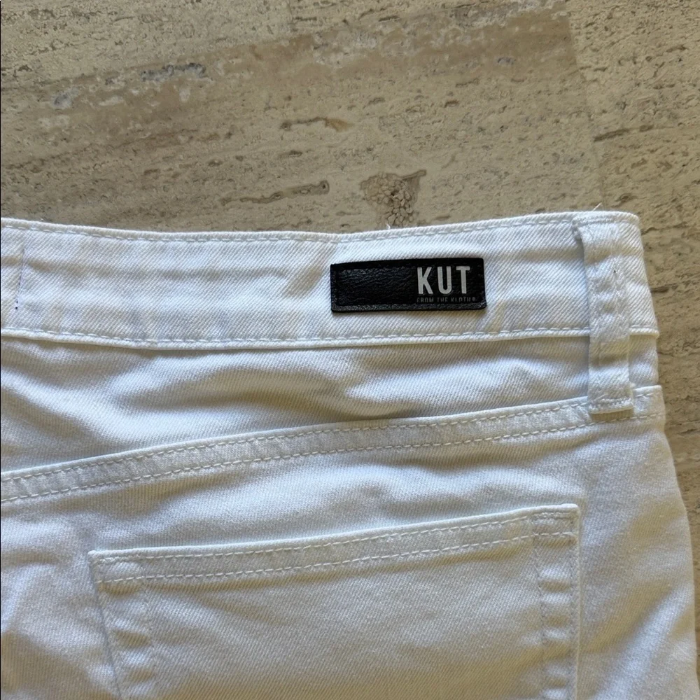Kut from the Kloth Women's White Jean Shorts